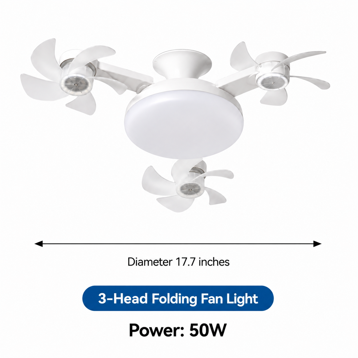 Evermont- 2-in-1 Whisper Breeze Ceiling Fan Light