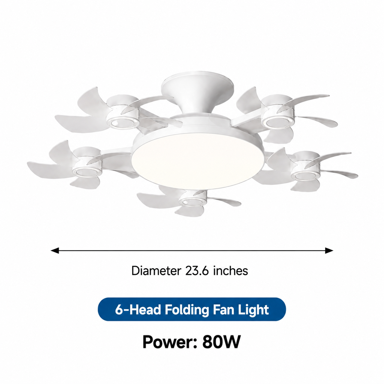 Evermont- 2-in-1 Whisper Breeze Ceiling Fan Light