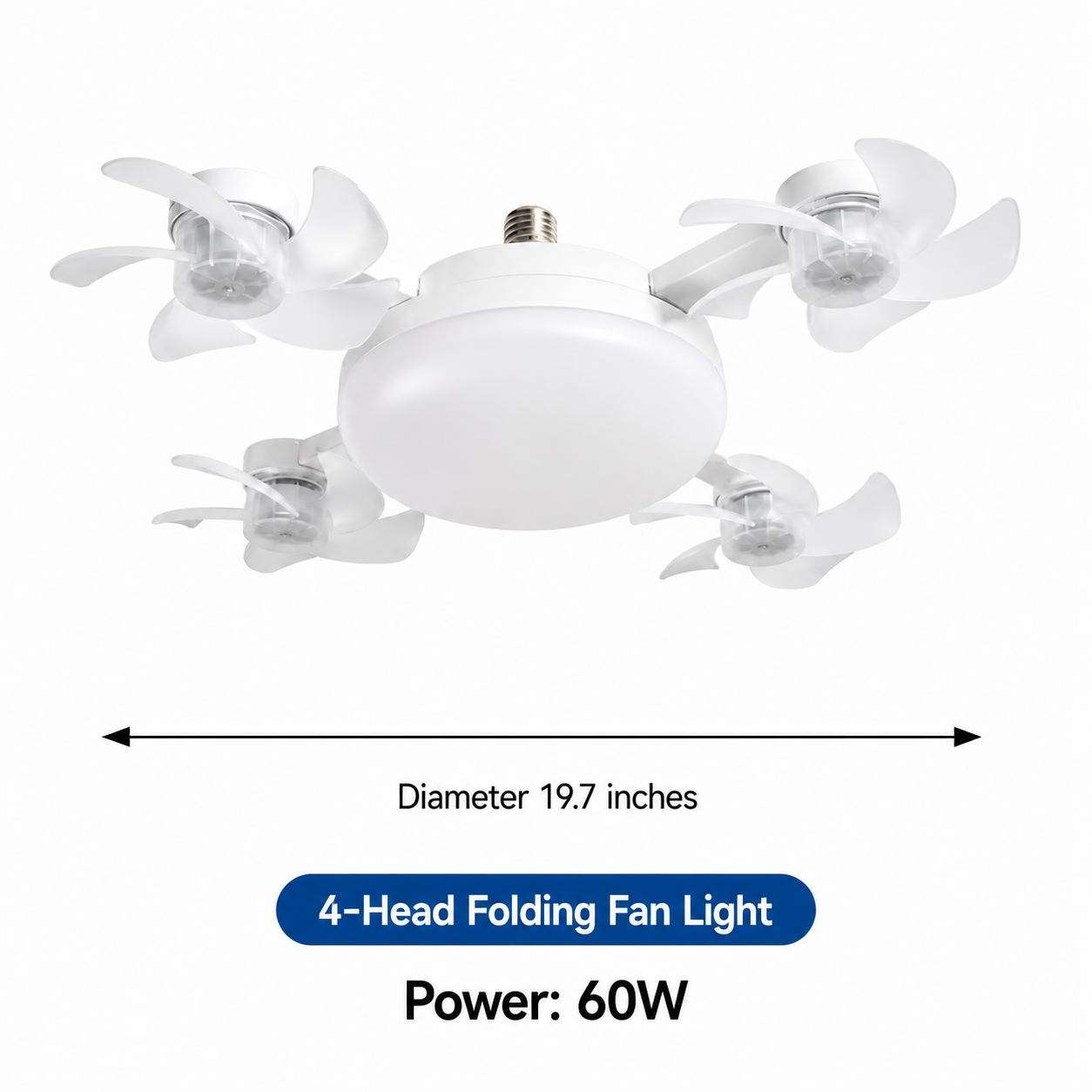 Evermont- 2-in-1 Whisper Breeze Ceiling Fan Light