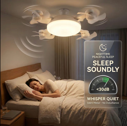 Evermont- 2-in-1 Whisper Breeze Ceiling Fan Light